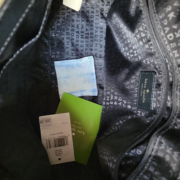 USED ONCE KATE SPADE GENUINE LEATHER CROSSBODY BLACK BAG - Picture 11 of 16